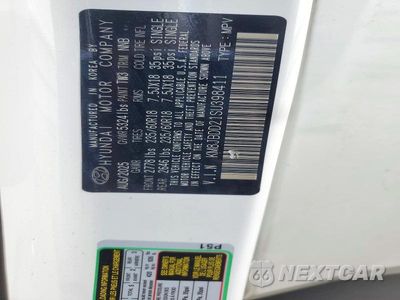 Zdjęcie 13 z 13 samochodu: 2025 HYUNDAI TUCSON SEL VIN:KM8JBDD21SU398411 - miniatura