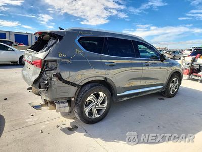 Trzecie zdjęcie samochodu z tyłu: 2021 HYUNDAI SANTA FE SEL VIN:5NMS34AJ0MH312064 - miniatura