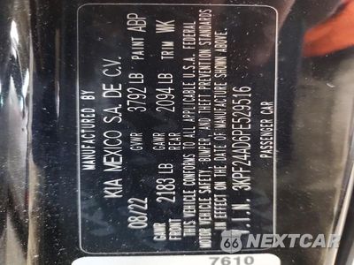 Zdjęcie 12 z 12 samochodu: 2023 KIA FORTE LXS VIN:3KPF24AD6PE529516 - miniatura