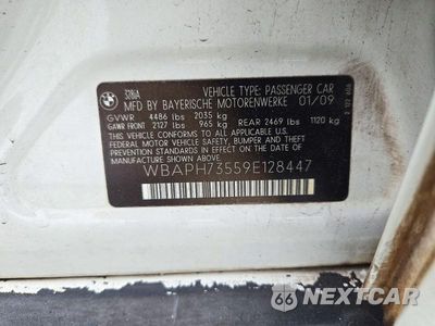 Zdjęcie 12 z 12 samochodu: 2009 BMW 328 I VIN:WBAPH73559E128447 - miniatura