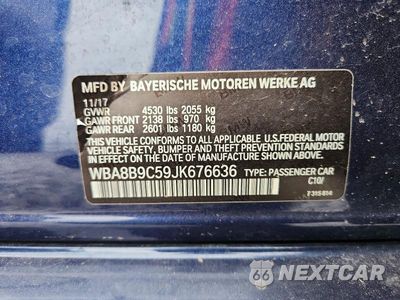 Zdjęcie 12 z 12 samochodu: 2018 BMW 330 I VIN:WBA8B9C59JK676636 - miniatura
