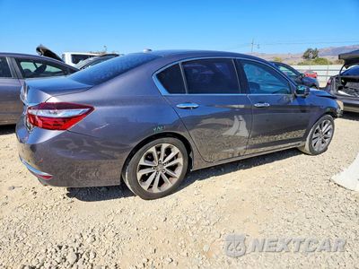 Trzecie zdjęcie samochodu z tyłu: 2016 HONDA ACCORD EXL VIN:1HGCR3F80GA023995 - miniatura