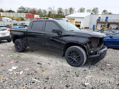 Czwarte zdjęcie samochodu z boku: 2025 CHEVROLET SILVERADO K1500 RST VIN:2GCUKEEDXS1167915 - miniatura