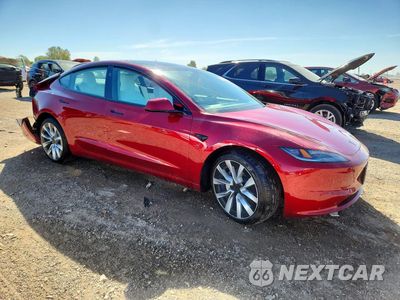 Czwarte zdjęcie samochodu z boku: 2026 TESLA MODEL 3 VIN:5YJ3E1EB8TF194345 - miniatura