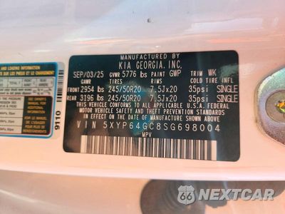 Zdjęcie 14 z 14 samochodu: 2025 KIA TELLURIDE S VIN:5XYP64GC8SG698004 - miniatura