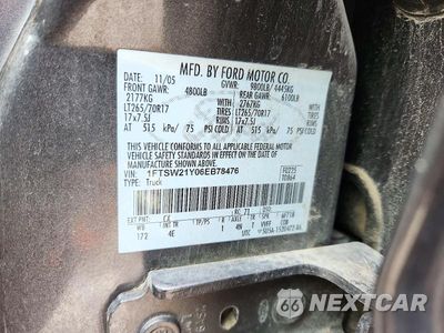 Zdjęcie 12 z 12 samochodu: 2006 FORD F250 SUPER DUTY VIN:1FTSW21Y06EB78476 - miniatura