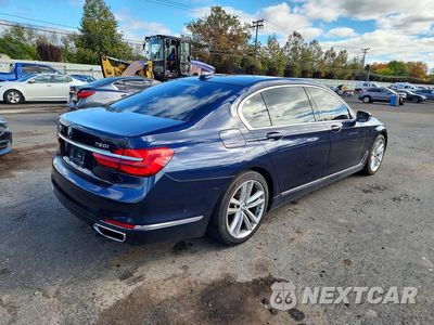 Trzecie zdjęcie samochodu z tyłu: 2018 BMW 750 XI VIN:WBA7F2C58JG423821 - miniatura