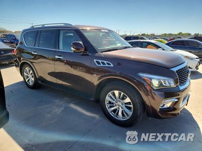 Czwarte zdjęcie samochodu z boku: 2017 INFINITI QX80 BASE VIN:JN8AZ2NE1H9153539 - miniatura