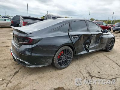Trzecie zdjęcie samochodu z tyłu: 2018 HONDA ACCORD SPORT VIN:1HGCV1F37JA243212 - miniatura