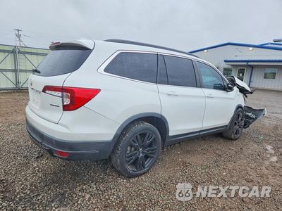 Trzecie zdjęcie samochodu z tyłu: 2021 HONDA PILOT SE VIN:5FNYF5H25MB002371 - miniatura