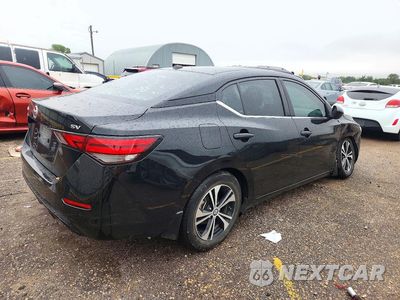 Trzecie zdjęcie samochodu z tyłu: 2021 NISSAN SENTRA SV VIN:3N1AB8CV0MY224047 - miniatura