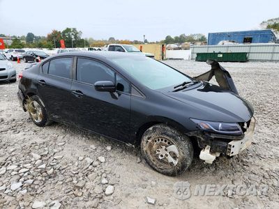 Czwarte zdjęcie samochodu z boku: 2014 HONDA CIVIC LX VIN:19XFB2E54EE036504 - miniatura