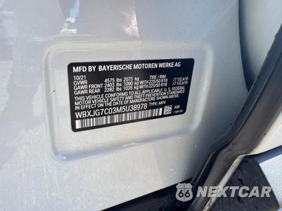 Zdjęcie 10 z 10 samochodu: 2021 BMW X1 SDRIVE28I VIN:WBXJG7C03M5U38978 - miniatura