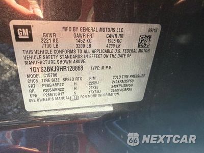 Zdjęcie 8 z 10 samochodu: 2017 CADILLAC ESCALADE LUXURY VIN:1GYS3BKJ9HR128868 - miniatura