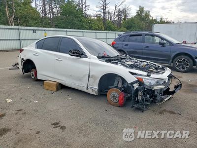 Czwarte zdjęcie samochodu z boku: 2021 INFINITI Q50 RED SPORT 400 VIN:JN1FV7DR0MM880616 - miniatura