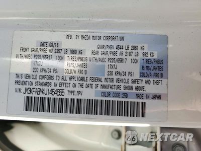 Zdjęcie 13 z 13 samochodu: 2018 MAZDA CX-5 SPORT VIN:JM3KFABM4J1454655 - miniatura