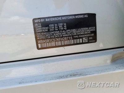 Zdjęcie 12 z 12 samochodu: 2019 BMW 330I VIN:WBA5R1C57KFH28715 - miniatura