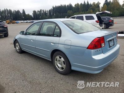 Drugie zdjęcie samochodu z przodu: 2005 HONDA CIVIC HYBRID VIN:JHMES96665S016732 - miniatura