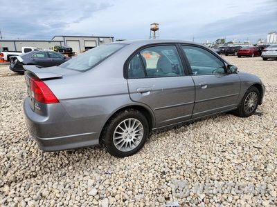 Trzecie zdjęcie samochodu z tyłu: 2005 HONDA CIVIC EX VIN:2HGES26745H617423 - miniatura