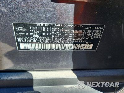 Zdjęcie 13 z 13 samochodu: 2024 SUBARU OUTBACK ONYX EDITION VIN:4S4BTALC9R3256821 - miniatura