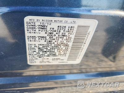 Zdjęcie 13 z 13 samochodu: 2013 NISSAN ROGUE S VIN:JN8AS5MV7DW611216 - miniatura