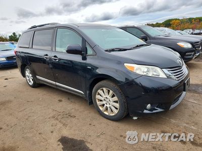 Czwarte zdjęcie samochodu z boku: 2016 TOYOTA SIENNA XLE 7-PASSENGER VIN:5TDDK3DCXGS134359 - miniatura