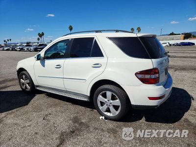 Drugie zdjęcie samochodu z przodu: 2011 MERCEDES-BENZ ML 350 4MATIC VIN:4JGBB8GBXBA721878 - miniatura