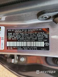 Zdjęcie 12 z 12 samochodu: 2021 TOYOTA CAMRY LE VIN:4T1C11AK4MU611594 - miniatura