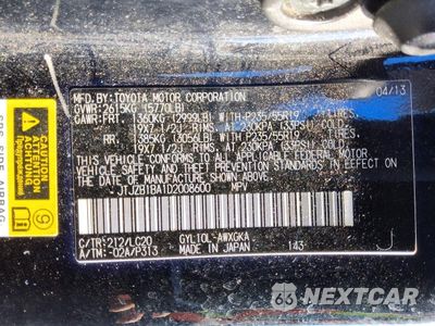 Zdjęcie 13 z 14 samochodu: 2013 LEXUS RX 450H VIN:JTJZB1BA1D2008600 - miniatura