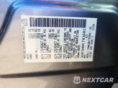 Zdjęcie 14 z 14 samochodu: 2023 NISSAN ROGUE S VIN:5N1BT3AB0PC783682 - miniatura