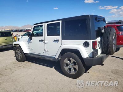 Drugie zdjęcie samochodu z przodu: 2018 JEEP WRANGLER UNLIMITED SAHARA VIN:1C4HJWEG9JL931170 - miniatura
