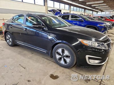 Czwarte zdjęcie samochodu z boku: 2013 KIA OPTIMA HYBRID VIN:KNAGM4AD2D5053820 - miniatura