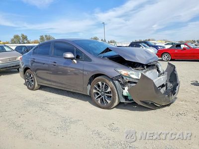 Czwarte zdjęcie samochodu z boku: 2013 HONDA CIVIC EX VIN:19XFB2F81DE225618 - miniatura
