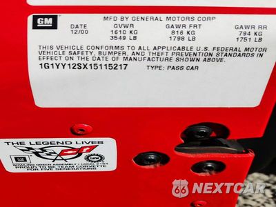 Zdjęcie 12 z 12 samochodu: 2001 CHEVROLET CORVETTE Z06 VIN:1G1YY12SX15115217 - miniatura
