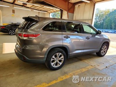 Trzecie zdjęcie samochodu z tyłu: 2016 TOYOTA HIGHLANDER LE PLUS VIN:5TDZKRFH4GS168234 - miniatura