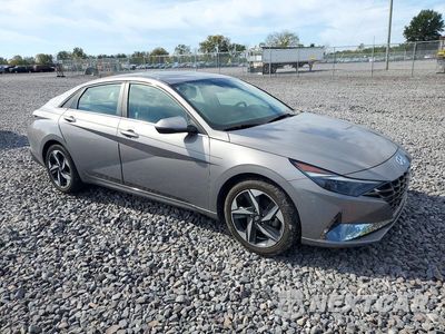 Czwarte zdjęcie samochodu z boku: 2021 HYUNDAI ELANTRA LIMITED VIN:KMHLN4AJ0MU005447 - miniatura