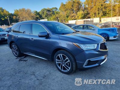Czwarte zdjęcie samochodu z boku: 2017 ACURA MDX ADVANCE VIN:5FRYD4H87HB028639 - miniatura