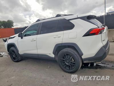 Drugie zdjęcie samochodu z przodu: 2021 TOYOTA RAV4 HYBRID XLE VIN:2T3R6RFV9MW017054 - miniatura