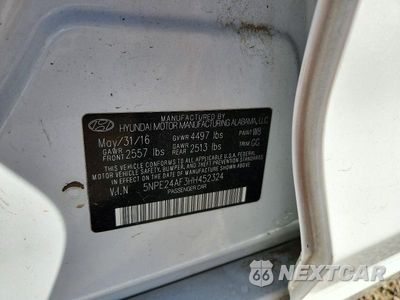 Zdjęcie 12 z 12 samochodu: 2017 HYUNDAI SONATA SE VIN:5NPE24AF3HH452324 - miniatura