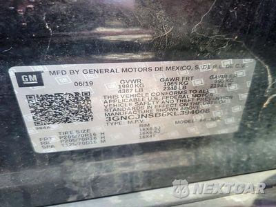 Zdjęcie 12 z 12 samochodu: 2019 CHEVROLET TRAX LS VIN:3GNCJNSB6KL394008 - miniatura