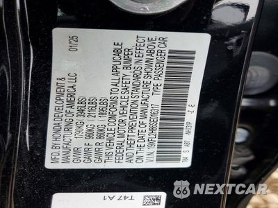 Zdjęcie 12 z 12 samochodu: 2025 HONDA CIVIC SPORT VIN:19XFL2H86SE016317 - miniatura