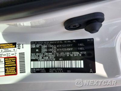 Zdjęcie 14 z 14 samochodu: 2026 TOYOTA SIENNA LE VIN:5TDKRKEC9TS314308 - miniatura