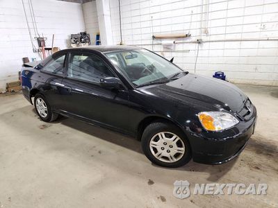 Czwarte zdjęcie samochodu z boku: 2001 HONDA CIVIC LX VIN:1HGEM21541L105321 - miniatura