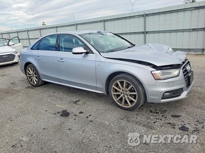 Czwarte zdjęcie samochodu z boku: 2015 AUDI A4 PREMIUM VIN:WAUBFAFL3FA083910 - miniatura