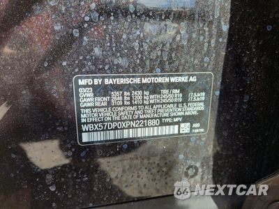Zdjęcie 13 z 13 samochodu: 2023 BMW X3 XDRIVE30I VIN:WBX57DP0XPN221880 - miniatura
