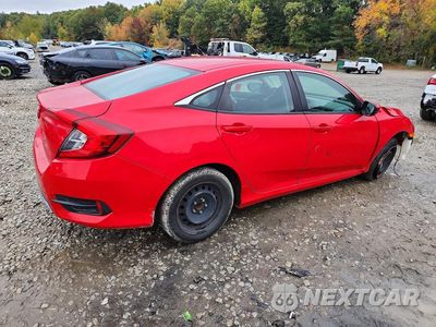 Trzecie zdjęcie samochodu z tyłu: 2020 HONDA CIVIC LX VIN:2HGFC2F64LH569086 - miniatura