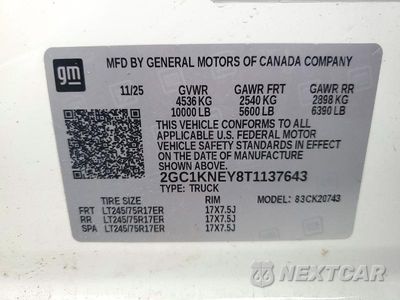 Zdjęcie 13 z 13 samochodu: 2026 CHEVROLET SILVERADO K2500 HEAVY DUTY LT VIN:2GC1KNEY8T1137643 - miniatura