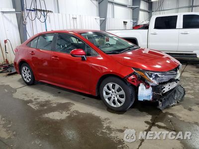 Czwarte zdjęcie samochodu z boku: 2021 TOYOTA COROLLA LE VIN:5YFEPMAE8MP217889 - miniatura