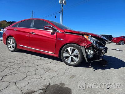 Czwarte zdjęcie samochodu z boku: 2012 HYUNDAI SONATA HYBRID VIN:KMHEC4A49CA046345 - miniatura