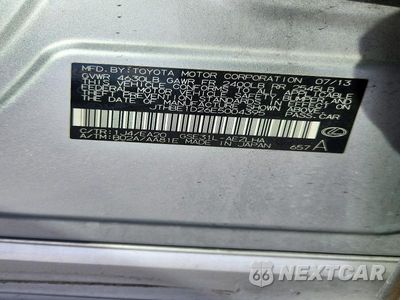 Zdjęcie 13 z 13 samochodu: 2014 LEXUS IS 350 VIN:JTHBE1D26E5004395 - miniatura